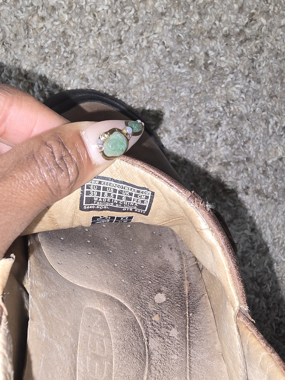 KEEN Women’s Leather Slip-On Casual Shoes Brown/Black Rubber Sole US 8.5 EU 39 - Picture 7 of 7